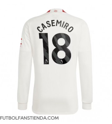 Manchester United Casemiro #18 Tercera Equipación 2023-24 Manga Larga